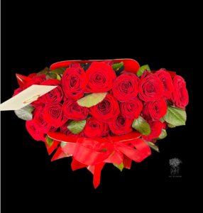 Rosenkorb für Valentinstag