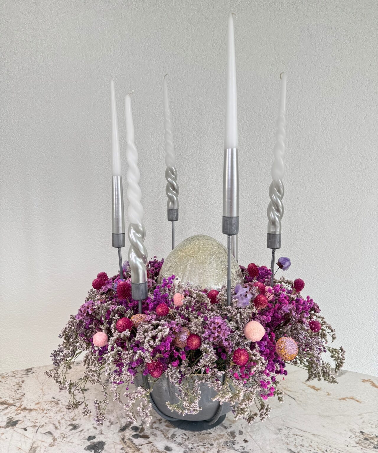 Trockenblumendekoration