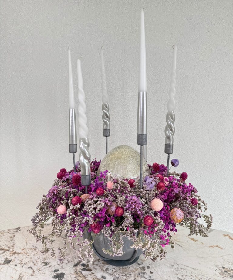 Trockenblumendekoration