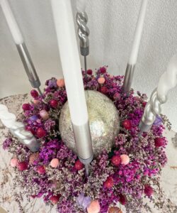 Trockenblumendekoration