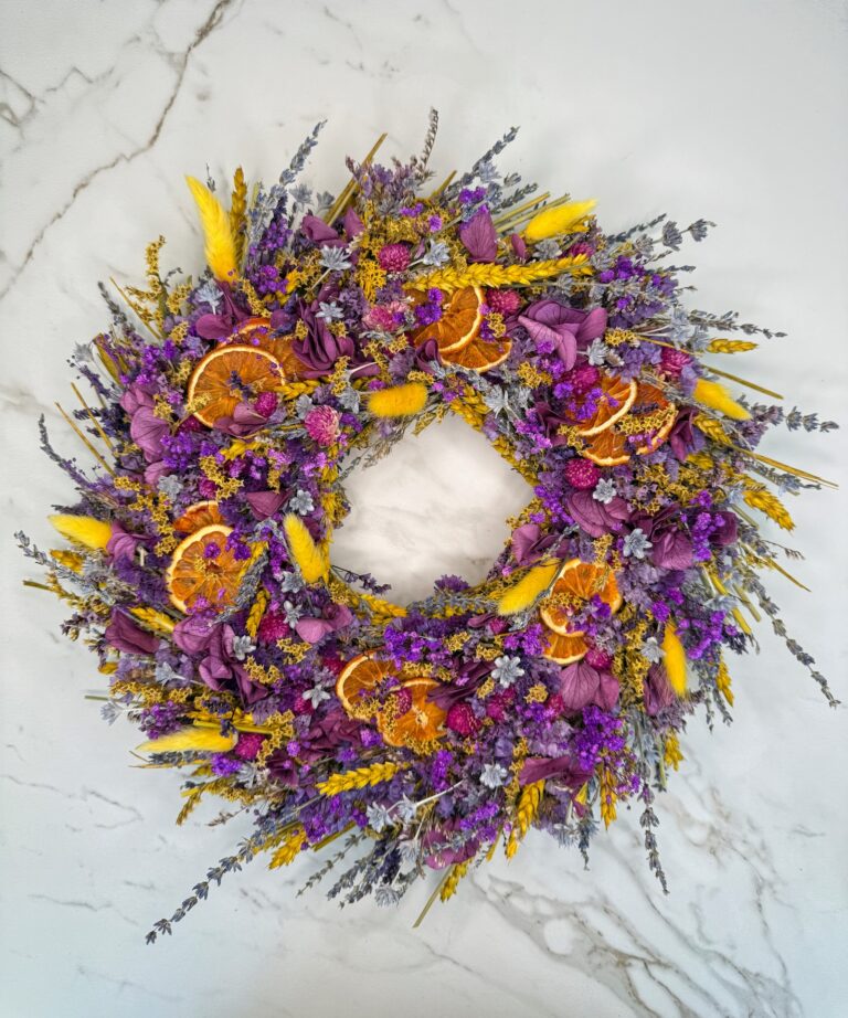 Trockenblumenkranz