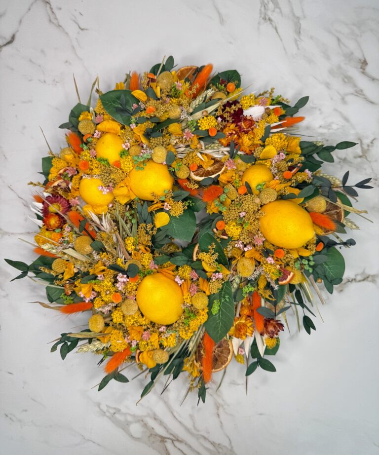 Trockenblumenkranz