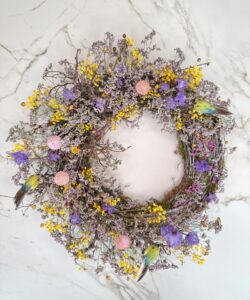 Trockenblumenkranz