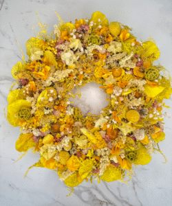 Trockenblumenkranz