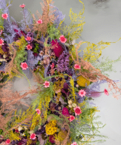 Trockenblumenkranz