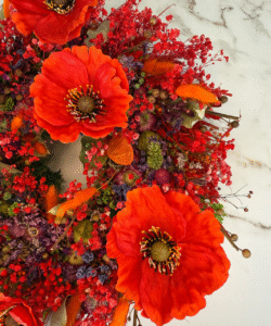 Trockenblumenkranz