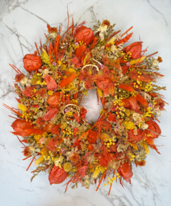 Trockenblumenkranz