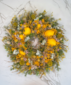 Trockenblumenkranz