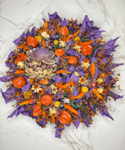 Trockenblumenkranz