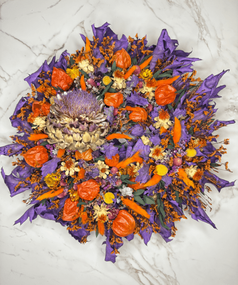 Trockenblumenkranz