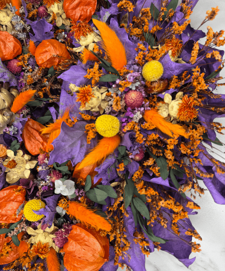Trockenblumenkranz