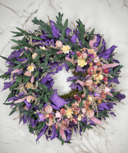 Trockenblumenkranz