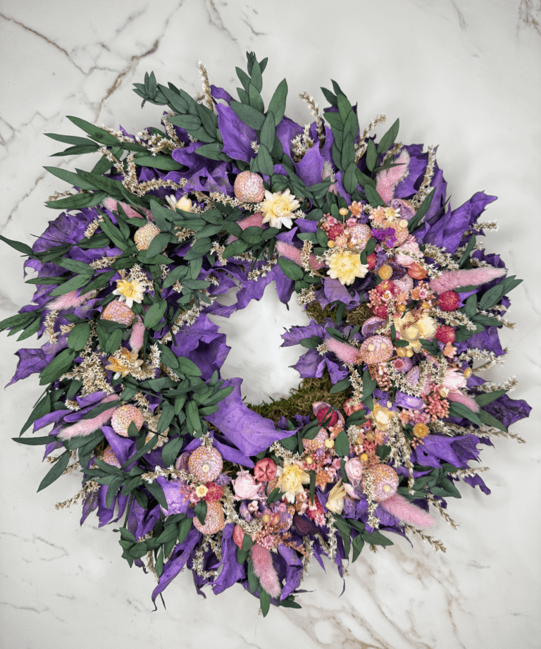 Trockenblumenkranz