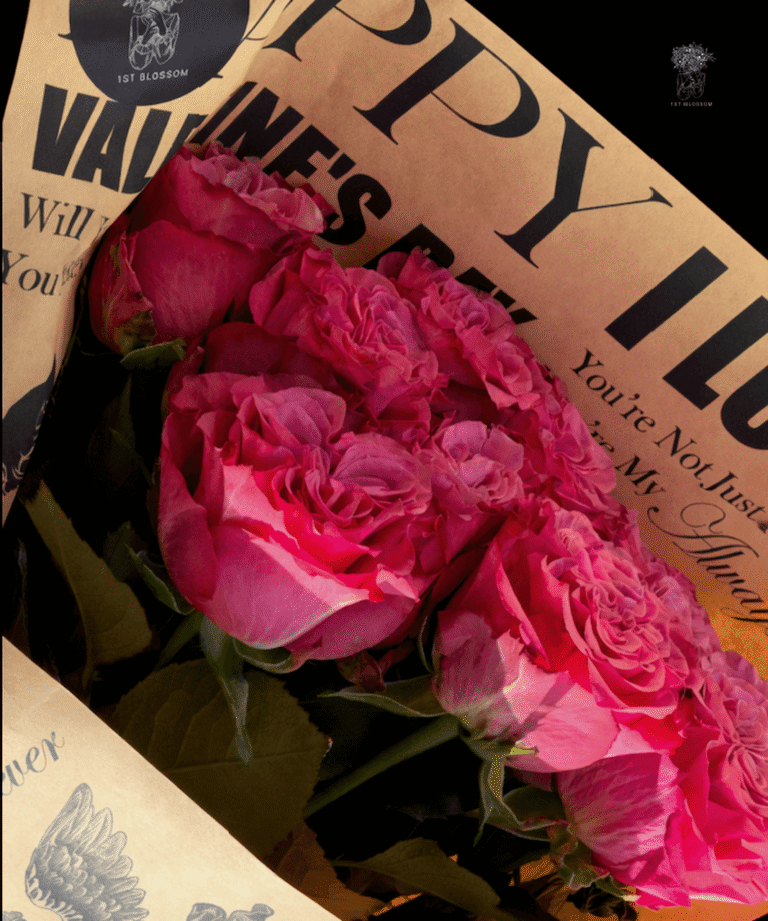 Rosenstrauss in Rosa